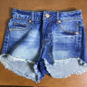 Juniors Jean Shorts - Love Fire